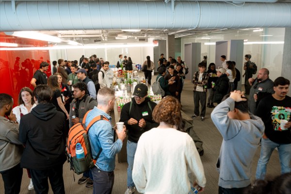 Hacking in progress at the AI for Good hackathon